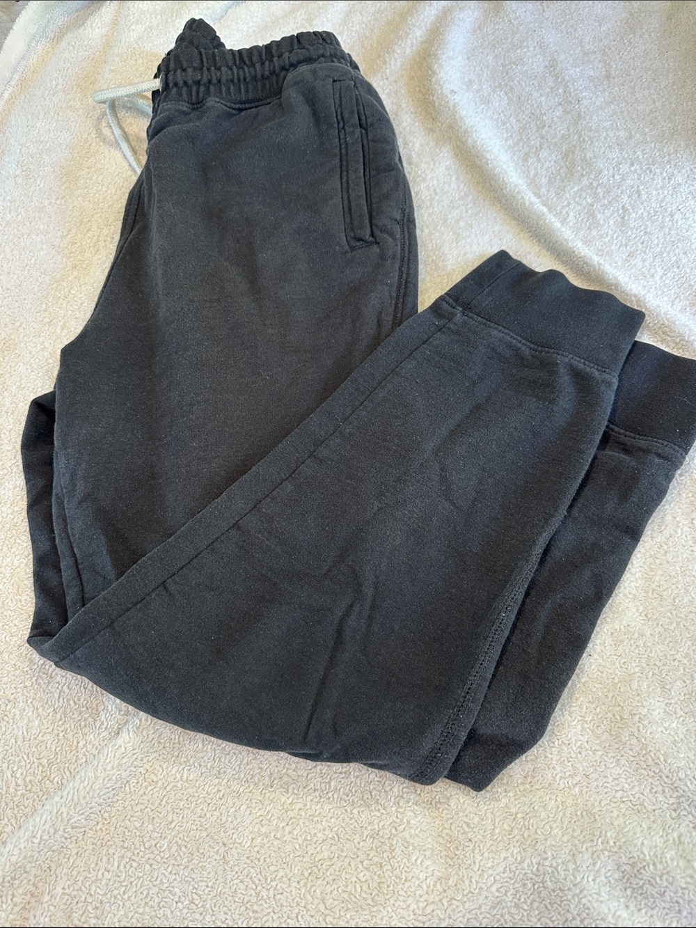 Men's Black Jogger Sweatpants - Comfortable Everyday Wear size small/P